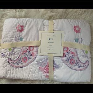 Pottery Barn Toddler Quilt and Pillow - Simone